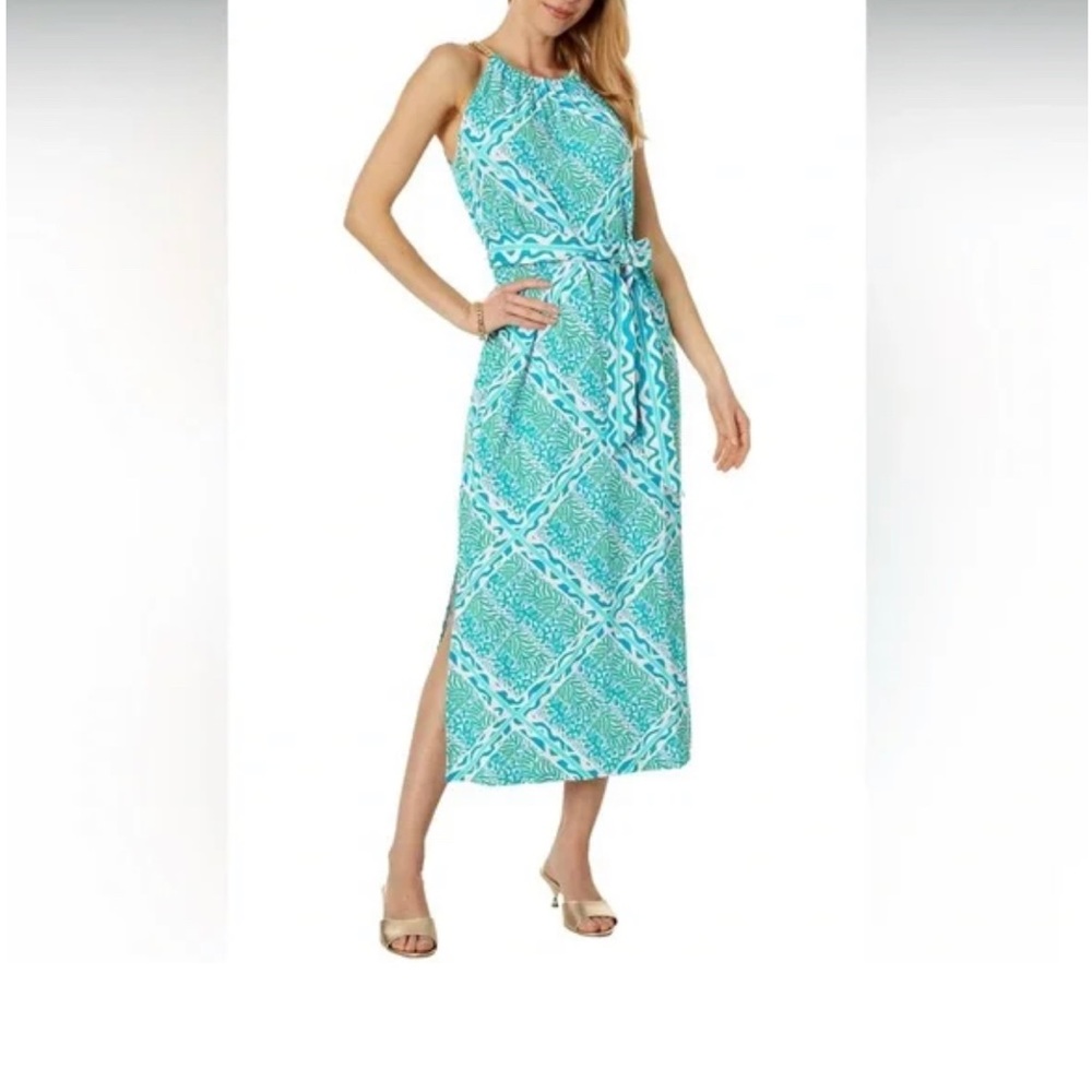 Lilly Pulitzer Bingham Halter Midi
Dress